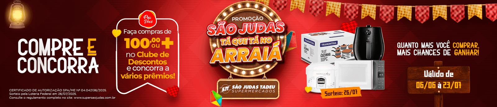 SÃO JUDAS TÁ QUE TÁ NO ARRAIÁ